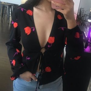 Floral blouse